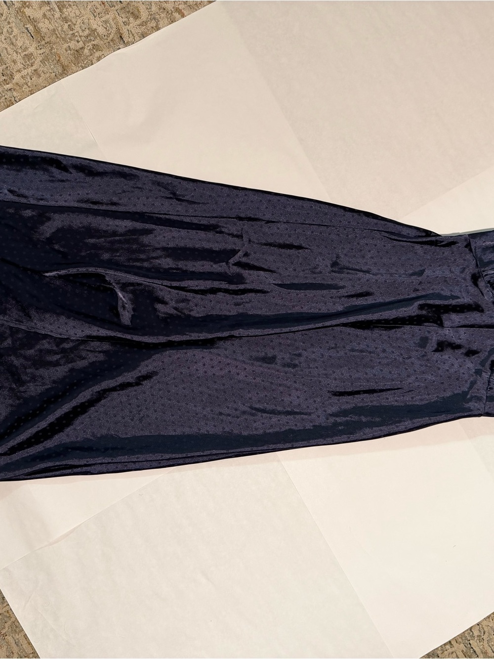 Old Navy Navy Satin Maxi Dress